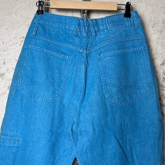 Marithe Francois Girbaud Brand X 34" Blue Straight Fit Cotton Denim Jeans - Picture 1 of 9